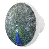 Bouton De Porte En Céramique Fier comme un paon (Droite)