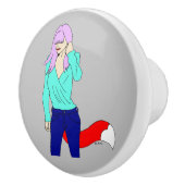 Bouton De Porte En Céramique fille foy (Droite)