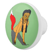 Bouton De Porte En Céramique fille foy (Droite)