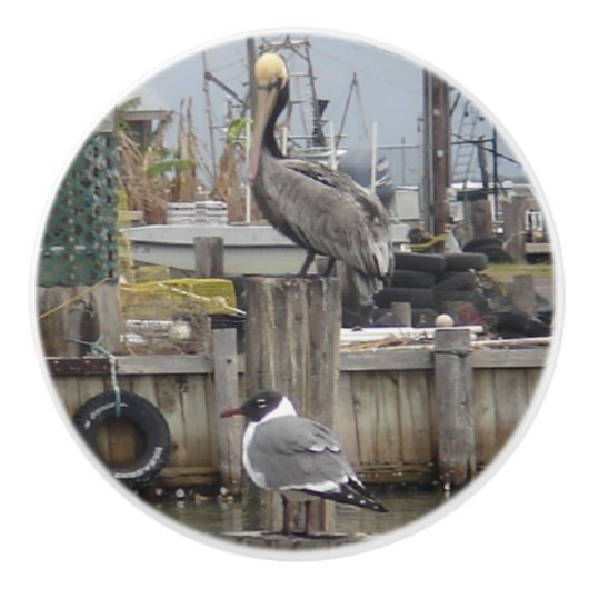 Bouton De Porte En Céramique "Fisherman's Dream" Ceramic Knob (Devant)