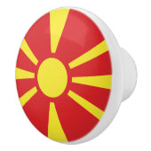 Bouton De Porte En Céramique Flag de Macedonia (Droite)