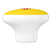 Bouton De Porte En Céramique Flag du Nouveau-Mexique (Côté)