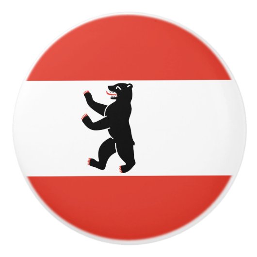 Bouton De Porte En Céramique Flag of Berlin Ceramic Knob (Devant)