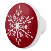 Bouton De Porte En Céramique Flèche blanche (Droite)