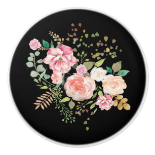 Bouton De Porte En Céramique fleur de printemps