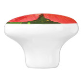 Bouton De Porte En Céramique Fleur d'Hibiscus tropical (Côté)