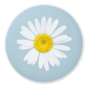 Bouton De Porte En Céramique Fleur marguerite