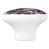 BOUTON DE PORTE EN CÉRAMIQUE FLEUR SAUVAGE (Côté)