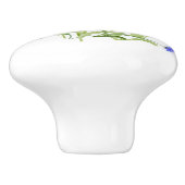 Bouton De Porte En Céramique Fleur sauvage (Côté)