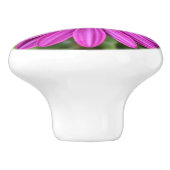 Bouton De Porte En Céramique Fleur violette parfaite (Côté)