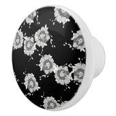 Bouton De Porte En Céramique fleurs (Droite)