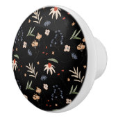 Bouton De Porte En Céramique Fleurs d'eau simples 1 (Droite)