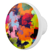 BOUTON DE PORTE EN CÉRAMIQUE FLEURS D'ÉTÉ (Droite)