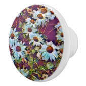 BOUTON DE PORTE EN CÉRAMIQUE FLEURS DU JOUR (Droite)