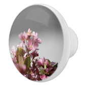Bouton De Porte En Céramique Fleurs violettes Ceramic Knob (Droite)