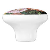 Bouton De Porte En Céramique Floral baroque - Bouquet (Côté)
