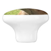 BOUTON DE PORTE EN CÉRAMIQUE FOLIER CUIT (Côté)