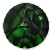 Bouton De Porte En Céramique Forest Green (Devant)