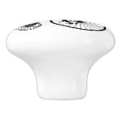 Bouton De Porte En Céramique Fox sur un vélo (Côté)