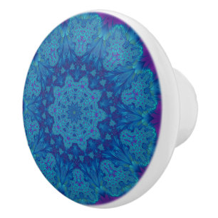 Bouton De Porte En Céramique Fractal