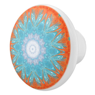 Bouton De Porte En Céramique Fractal