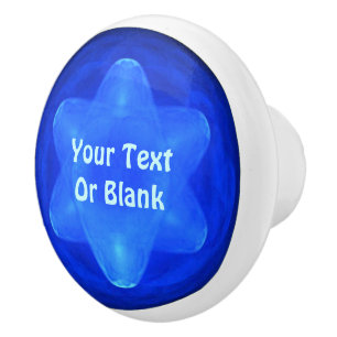 Bouton De Porte En Céramique Fractal Bluestar