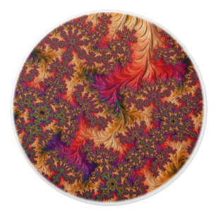 Bouton De Porte En Céramique Fractal éblouissant
