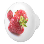 Bouton De Porte En Céramique Fraises (Droite)