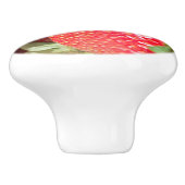 Bouton De Porte En Céramique Fraises (Côté)