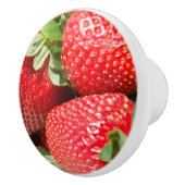 Bouton De Porte En Céramique Fraises (Droite)
