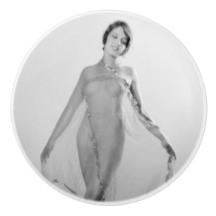 Bouton De Porte En Céramique Francesca a Bella Ragazza, Belle fille italienne