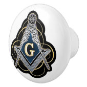 Bouton De Porte En Céramique Freemason (Droite)