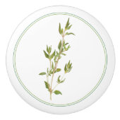 Bouton De Porte En Céramique FROID EN Céramique THYME FRAIS (Devant)