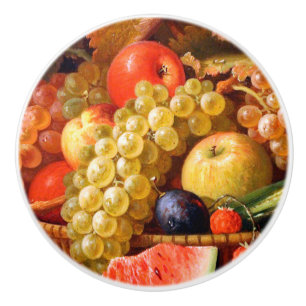 Bouton De Porte En Céramique Fruit