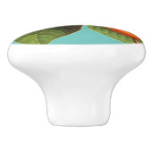 Bouton De Porte En Céramique Fruit de pêche (Côté)