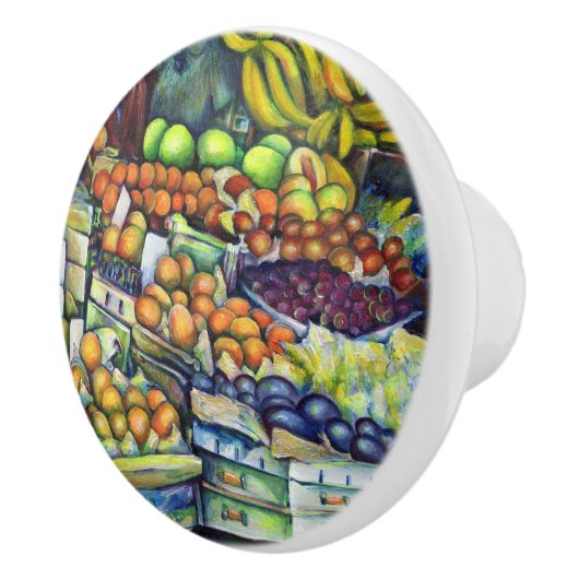 Bouton De Porte En Céramique Fruit frais avec Francis (Droite)