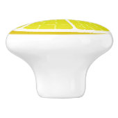 Bouton De Porte En Céramique Fruit Stylisé au citron (Côté)