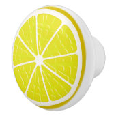 Bouton De Porte En Céramique Fruit Stylisé au citron (Droite)