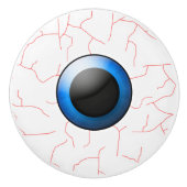 Bouton De Porte En Céramique Funny Bloodshot Eyeball Halloween Ceramic Knows (Devant)