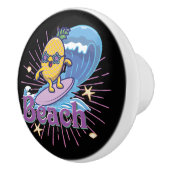 Bouton De Porte En Céramique funny pineapp (Droite)