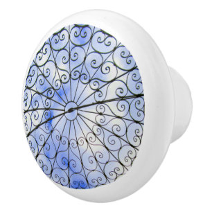 Bouton De Porte En Céramique Gazebro Sky Knob