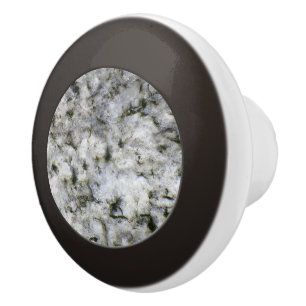 Bouton De Porte En Céramique Géologie White Granite Rock Texture