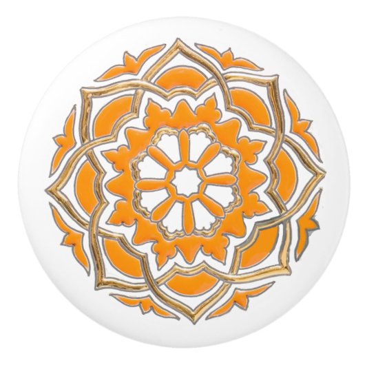 Bouton De Porte En Céramique Geométrico Moderno (Devant)