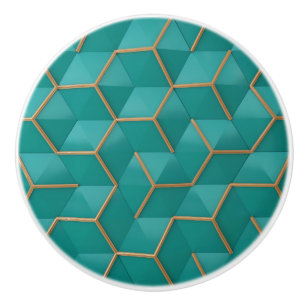 Bouton De Porte En Céramique géométrique
