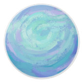 Bouton De Porte En Céramique Glacier (Devant)