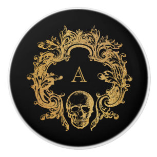 Bouton De Porte En Céramique Glam gothique   Ceramic Knob