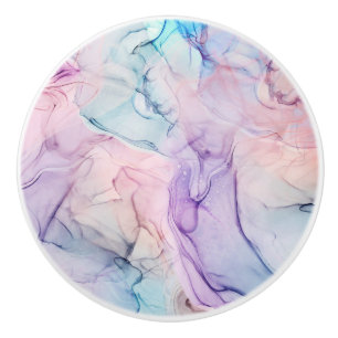 Bouton De Porte En Céramique Glam Imaginaire épais moelleux Ethereal Pastel