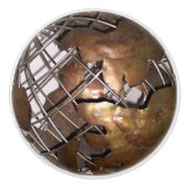 Bouton De Porte En Céramique Globe de cuivre (Devant)