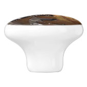 Bouton De Porte En Céramique Globe de cuivre (Côté)