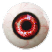 Bouton De Porte En Céramique Globe oculaire éffrayant (Devant)